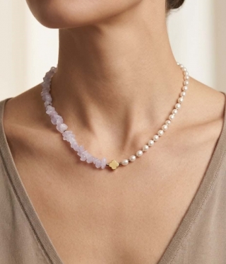 Колие Fortuna Pearl Rose
