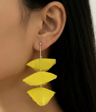 Fleur Elegance Yellow обеци