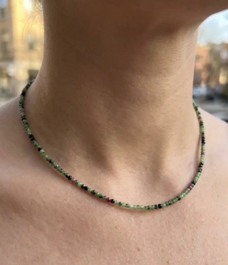Колие Terra Chic – Zoisite with Ruby