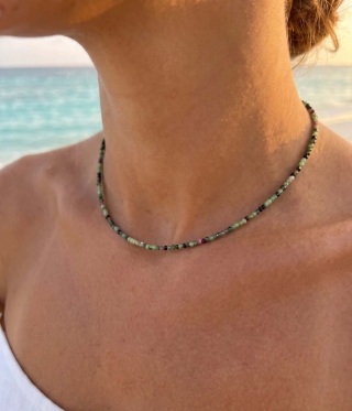 Колие Terra Chic – Zoisite with Ruby