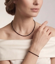 Колие TERRA CHIC - BLACK TOURMALINE